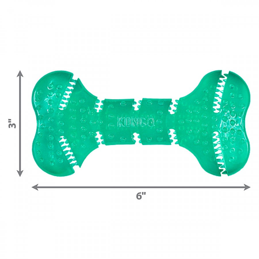 LocalID_69929 KONG - Squeezz Dental Bone Dog Toy - MEDIUM - 15.5CM (6in)