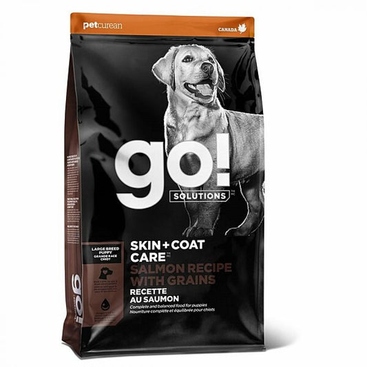 LocalID_59307 Petcurean - GO! Skin and Coat SALMON LARGE BREED PUPPY Dog Food - 11.34kg (25LB)