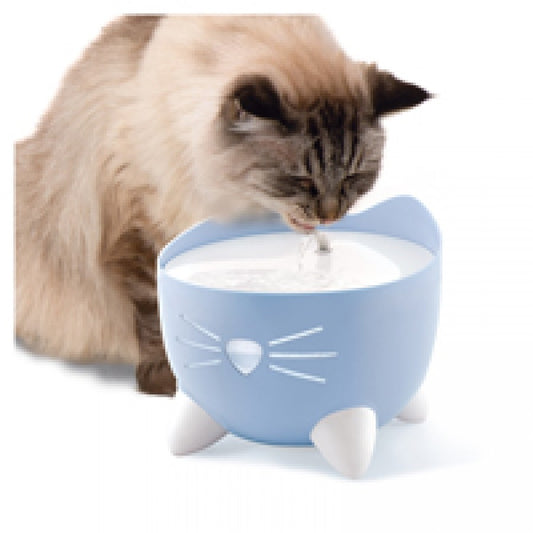 LocalID_56665 Catit - PIXI Cat Drinking Fountain - Blue - 2.5L (85oz)