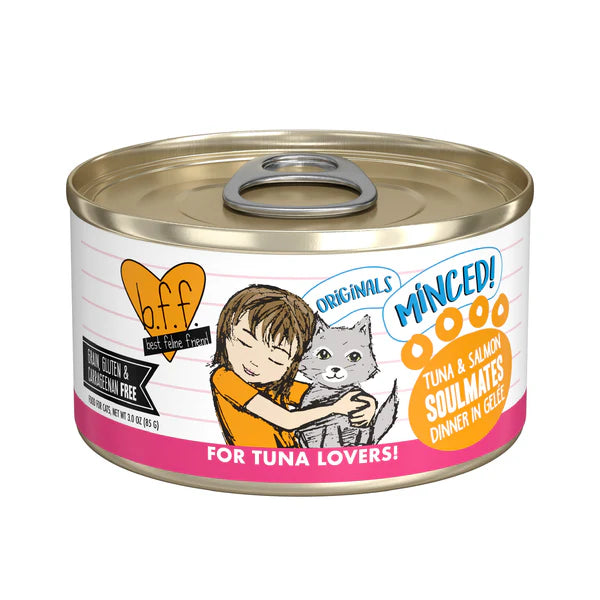 *S.O. - Up to 3 Week Wait* Weruva - BFF Soulmates - TUNA and SALMON in GELEE Wet Cat Food - 85GM (3oz)