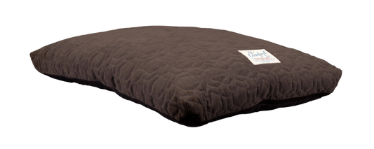 LocalID_70724 Happy Tails - Quilted Comfort Bed - CHOCOLATE - 68.5x91.5CM (27x36in)