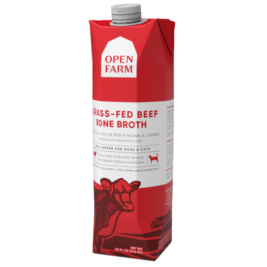 LocalID_57312 Open Farm - Dog-Cat Grass-Fed BEEF BONE BROTH Topper - 1L (33.8oz)