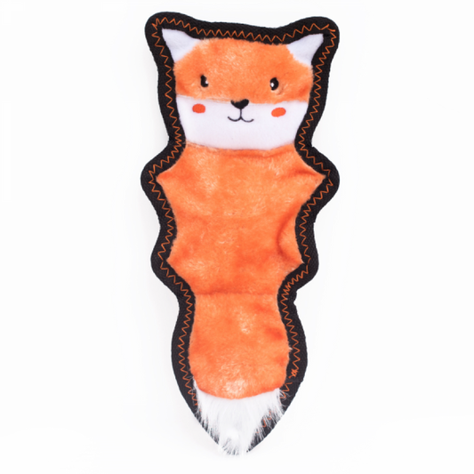 Zippy Paws - Z-Stitch Skinny Peltz Squeaker Fox Dog Toy - 32.5CM (12.8in)