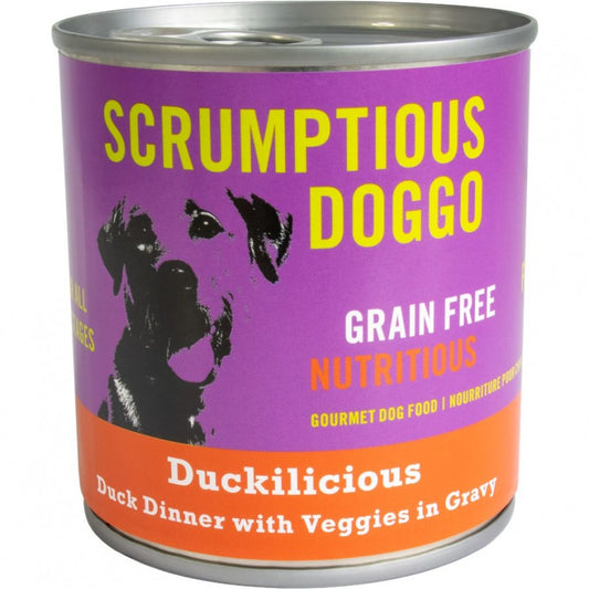LocalID_53868 Scrumptious - DUCKILICIOUS - DUCK & VEGGIE Dinner in Gravy - 255GM (9oz)
