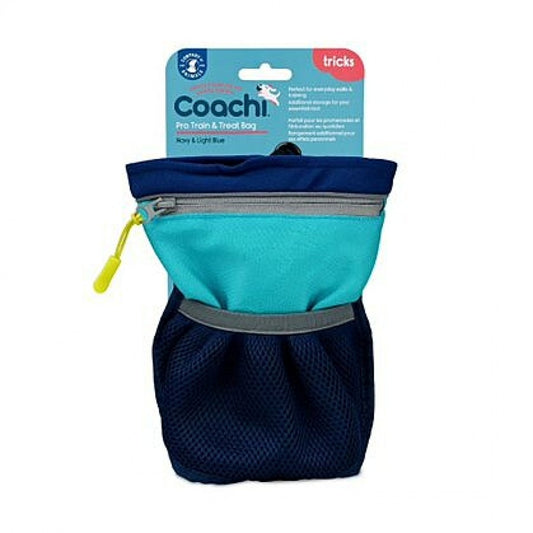 LocalID_61101 Company of Animals - Tricks PRO Train & Treat Bag - Navy & Light Blue - 22CM (8.75in) Tall