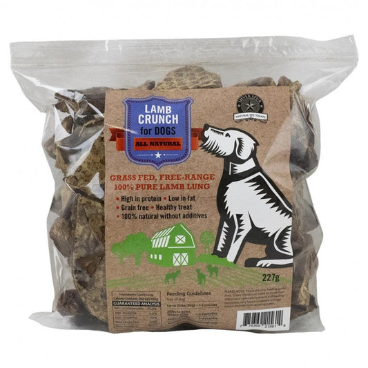 Silver Spur - Dehydrated LAMB LUNG Crunch -  227GM (.5lb)