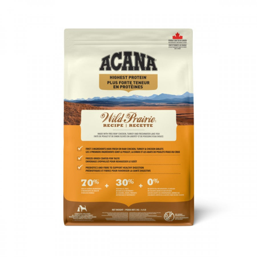 Champion Foods - Acana REGIONALS - WILD PRAIRIE Dry Dog Food - 2KG (4.4lb)