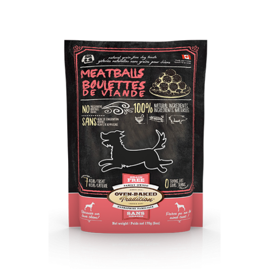 LocalID_44434 Oven-Baked Tradition - Dog GF Meat Balls Chicken & Pork - 170g (6oz)