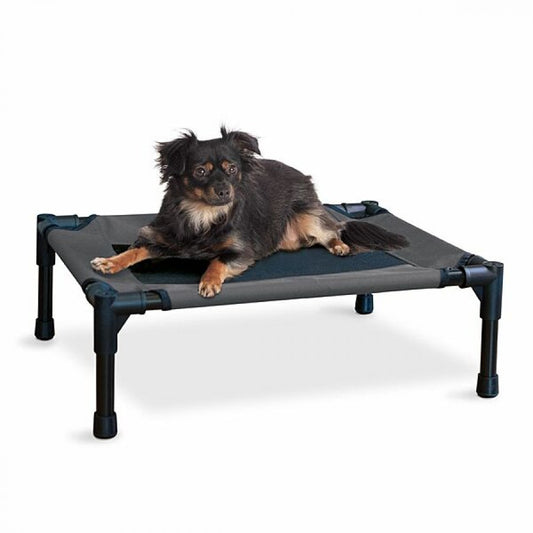 K and H - Original Pet Cot - CHARCOAL - SMALL - 43 x 56 x 18CM (17x22x7in)