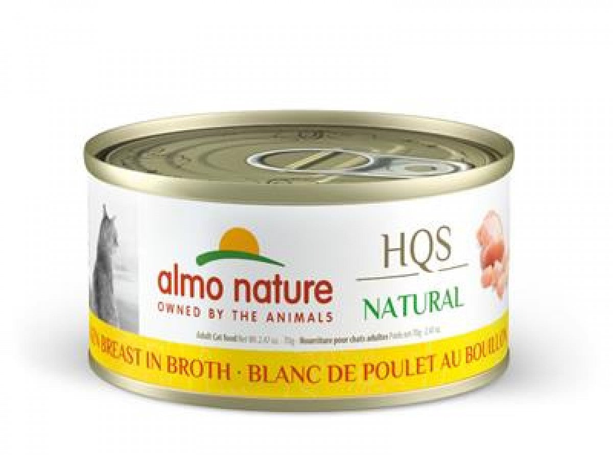 Almo Nature - CHICKEN BREAST in BROTH Wet Cat Food - 70GM (2.4oz)