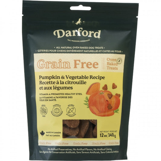 LocalID_71559 Darford - Grain Free PUMPKIN Recipe Dog Treat - 340GM (12oz)