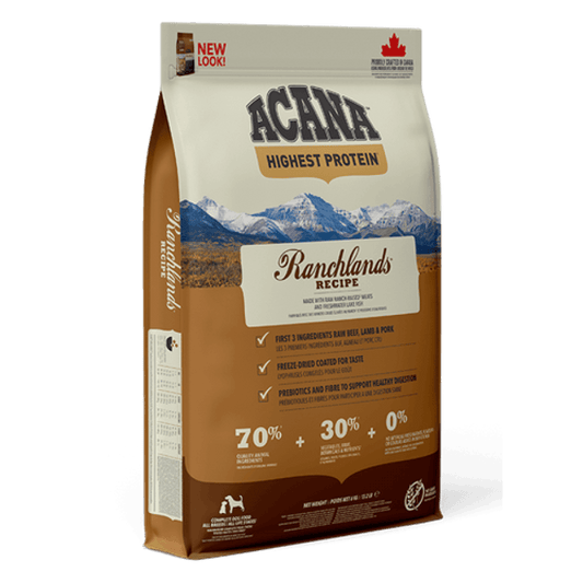 Champion Foods - Acana REGIONALS - RANCHLANDS Dry Dog Food - 11.4KG (25lb)