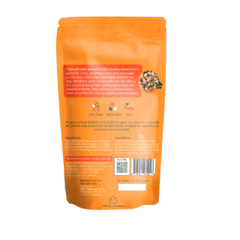 Hope - Sensitive Tummies INSECT, YEAST and PUMPKIN Soft Dog Treats - 130GM (4.58oz)