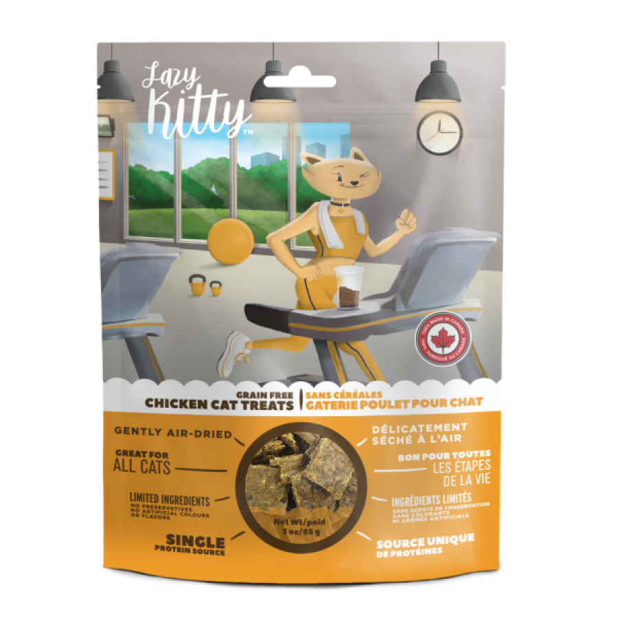 *S.O. - Up to 3 Week Wait* Lazy Kitty - CHICKEN Air Dried Cat Treats - 85GM (3oz)