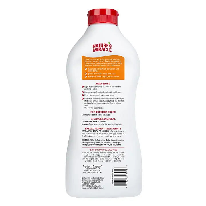 LocalID_71124 Nature's Miracle - Skunk Shampoo Citrus Squeeze - 946ML (32oz)