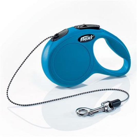 *S.O. - Up to 2 Week Wait* Flexi - Classic Cord Flexi Dog Leash - BLUE - XSMALL - 3M