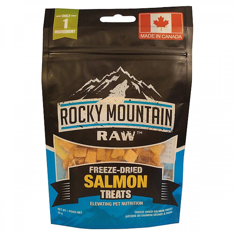 *DISC* Rocky Mountain Raw - Freeze-Dried SALMON Dog Treats - 25GM