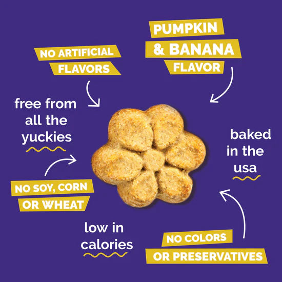 LocalID_71472 Fruitables - PUMPKIN and BANANA Crunchy Dog Treats - 340GM (12oz)