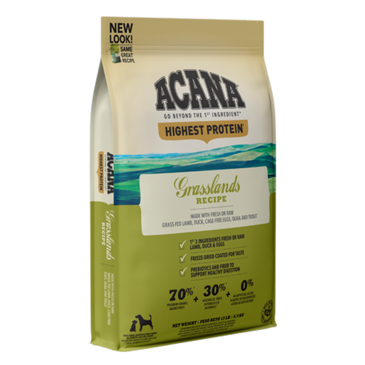 Champion Foods - Acana REGIONALS - GRASSLANDS Dry Dog Food - 6KG (13.2lb)