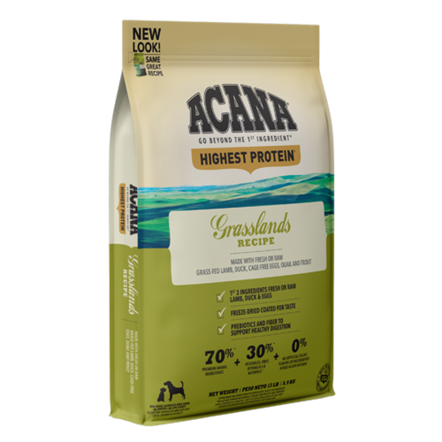 Champion Foods - Acana REGIONALS - GRASSLANDS Dry Dog Food - 11.4KG (25lb)