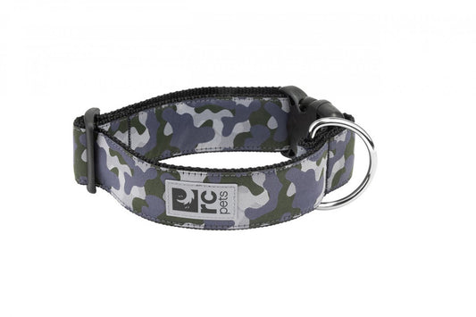 RC Pets - Wide Clip Collar - CAMO - MEDIUM - 1.5in x 12-20in