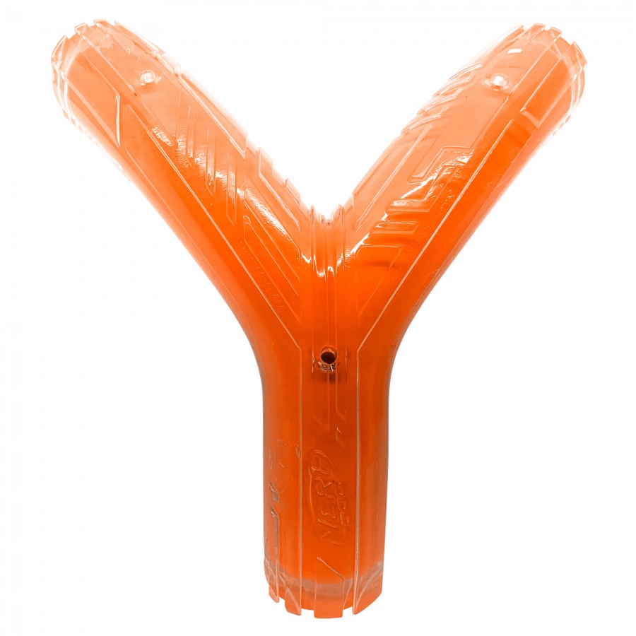 Nerf - Scentology Wishbone Dog Toy - CHICKEN Scent - ORANGE - 21CM (8.3in)