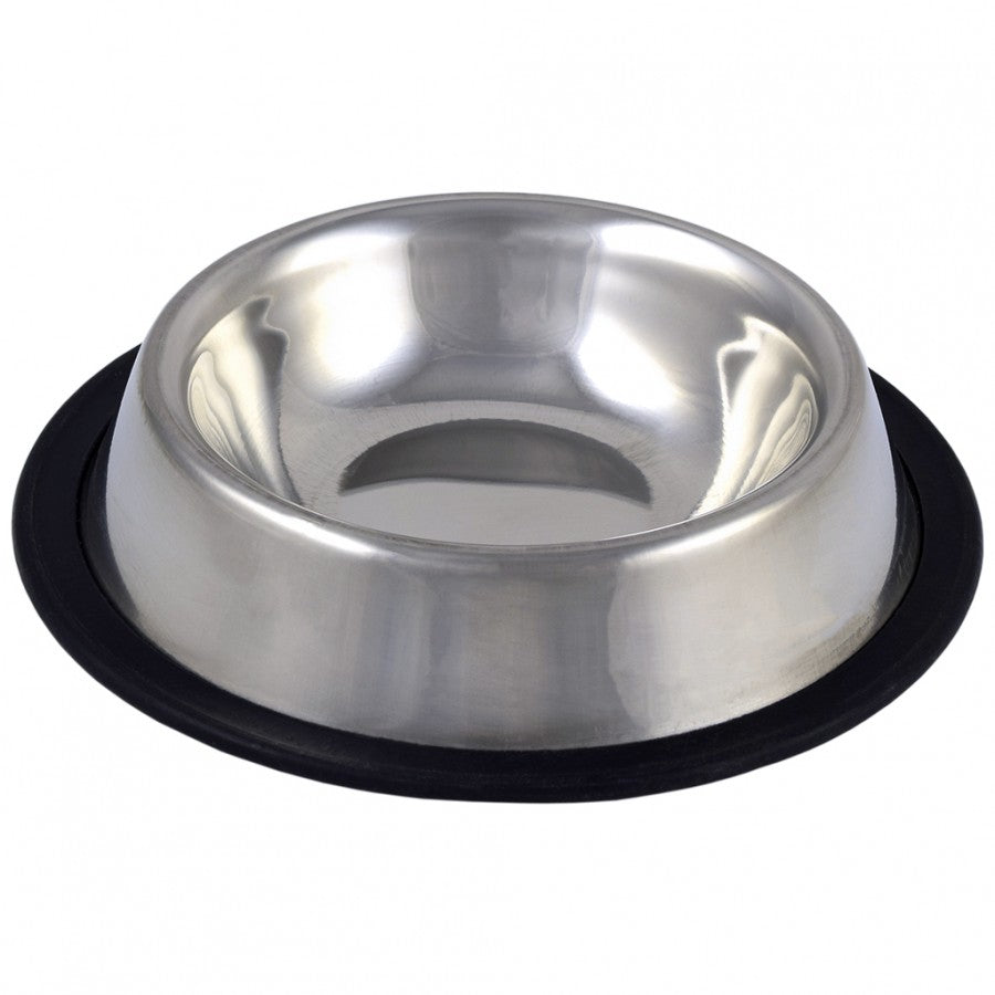 LocalID_46800 Unleashed - Non Skid Stainless Steel Cat Dish - 8OZ