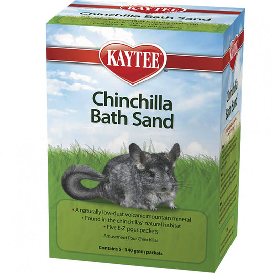 *S.O. - Up to 2 Weeks Wait* Kaytee - Chinchilla Bath Sand - 140GM x 5 packets