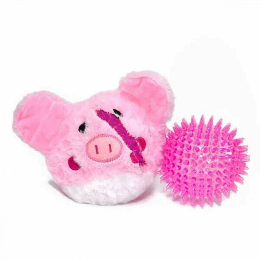 Patchwork Pets - Destoyer Pricklets Pig Dog Toy - 10.2CM (4in)