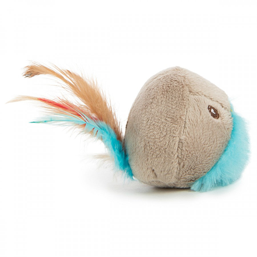 SmartyKat - Chit Chatter w/Feather & Sound Cat Toy - 8CM (3in)