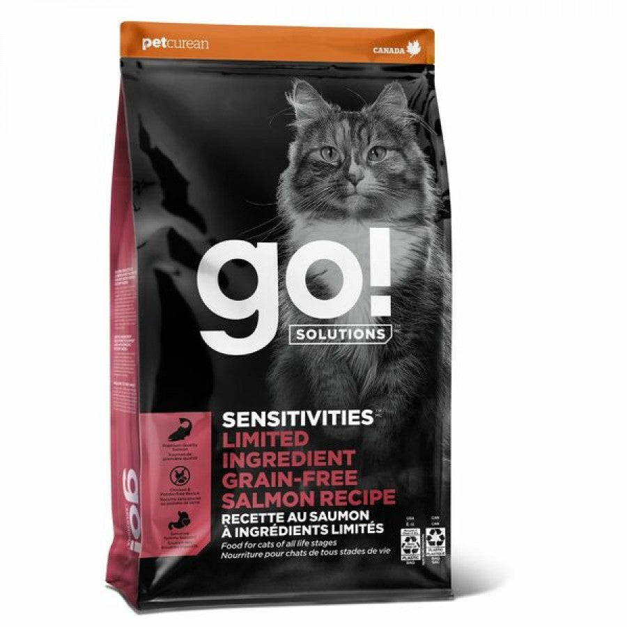 Petcurean - GO! Sensitivities LID GF SALMON Dry Cat Food - 1.36KG (3lb)