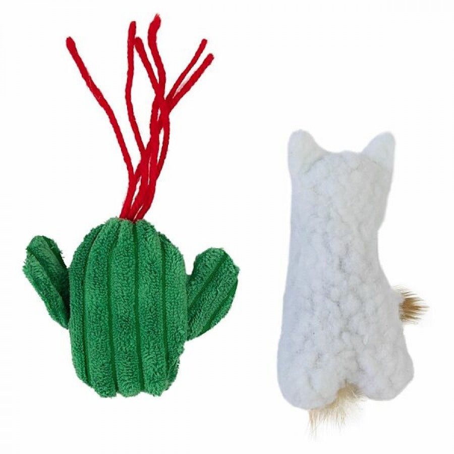 LocalID_65697 Mad Cat - Lucky Llama Cat Toy - 11.5CM (4.5in) Tall - 2PK