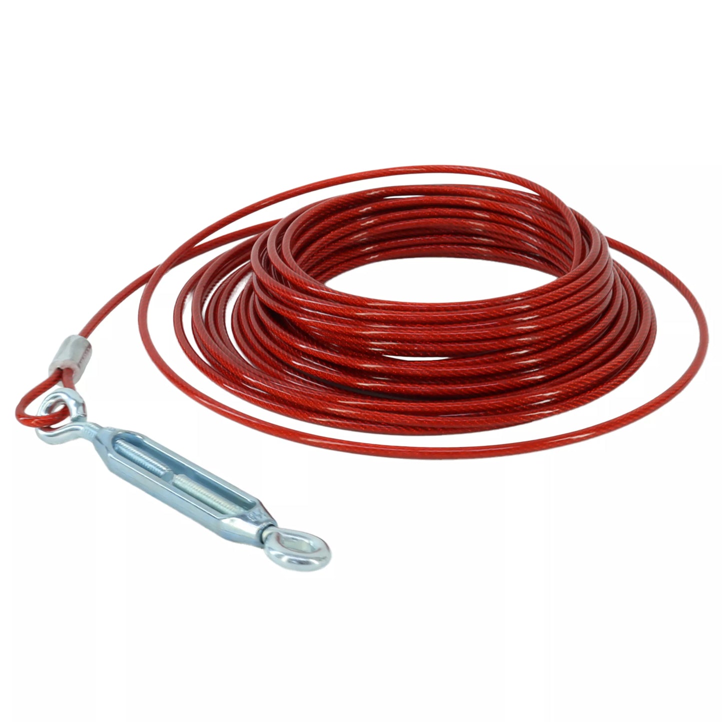LocalID_70163 Coastal - Titan Aerial Dog Run With Brass Snap - 25ft