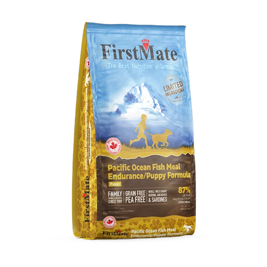 FirstMate - GF LID PACIFIC OCEAN FISH - ENDURANCE/PUPPY Dry Dog Food - 11.4KG (25lb)