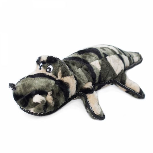 *S.O. - Up to 3 Week Wait* ZippyPaws - Z-Stitch Grunterz Camo Gator Dog Toy - 50CM (20in)