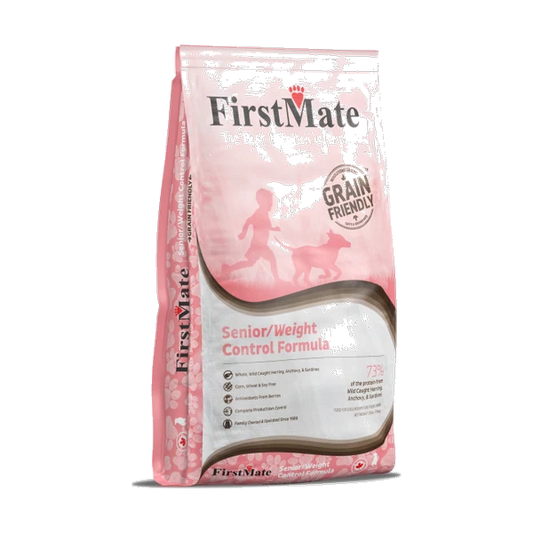 FirstMate - Grain Friendly SENIOR/WEIGHT CONTROL Dry Dog Food - 11.4KG (25lb)