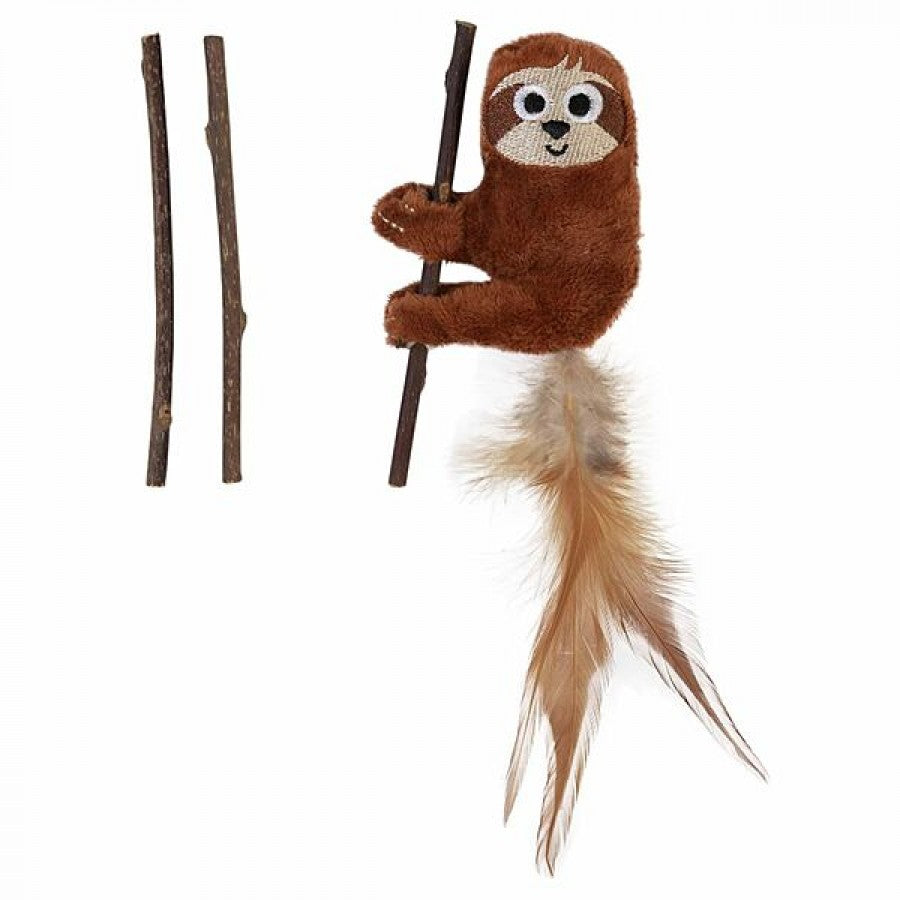 Mad Cat - Sloth Silvervine Stick Cat Toy - 9CM (3.5in) Tall