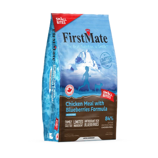 FirstMate - GF LID CHICKEN BLUEBERRIES Small Bites Dry Dog Food - 5.44KG (12lb)