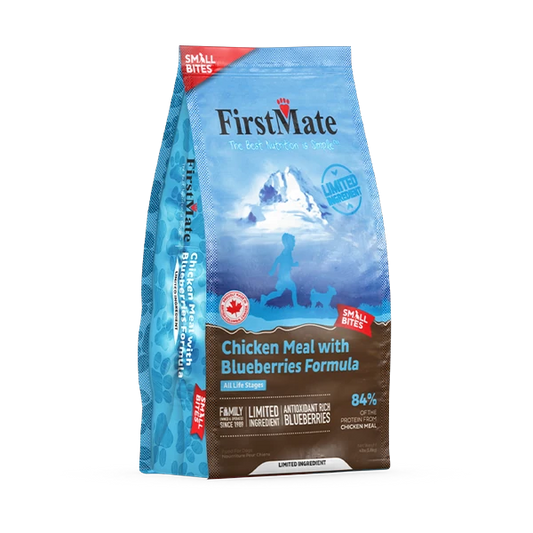 FirstMate - GF LID CHICKEN BLUEBERRIES Small Bites Dry Dog Food - 5.44KG (12lb)