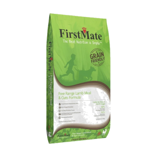 FirstMate - Grain Friendly Free Range LAMB and OATS Dry Dog Food
