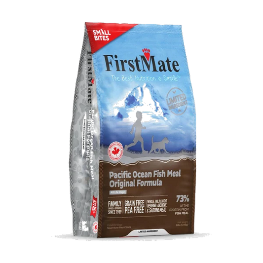 FirstMate - GF LID Pacific Ocean FISH Small Bites Dry Dog Food - 5.44KG (12lb)