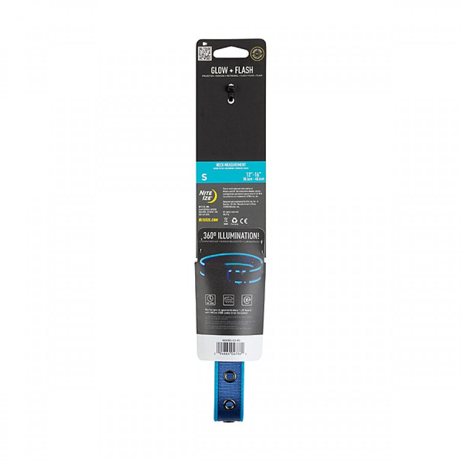 LocalID_66553 Nite Ize - NiteDog Rechargeable LED Collar - BLUE - SMALL