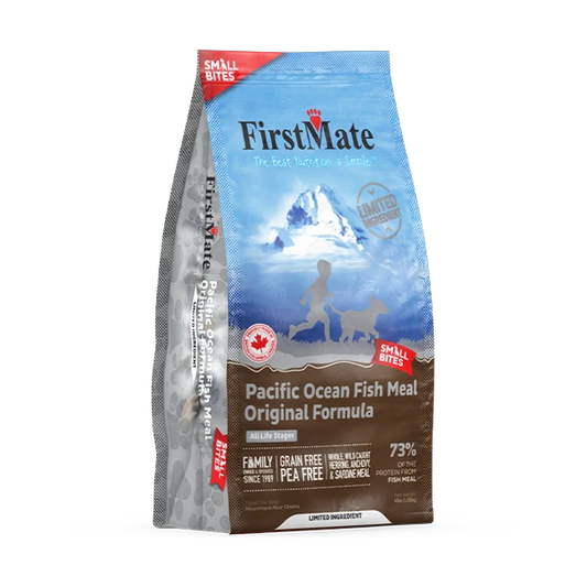 FirstMate - GF LID Pacific Ocean FISH Small Bites Dry Dog Food - 5.44KG (12lb)