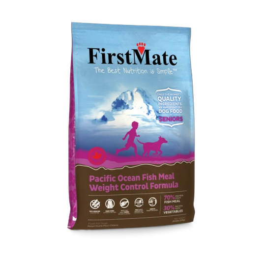 FirstMate - GF LID WEIGHT CONTROL SENIOR FISH Dry Dog Food - 11.4KG (25lb)