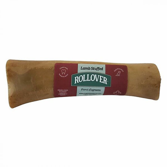LocalID_56466 Rollover - Stuffed Bone LAMB AND RICE Dog Chew - LARGE - 20-25CM (8-10in)
