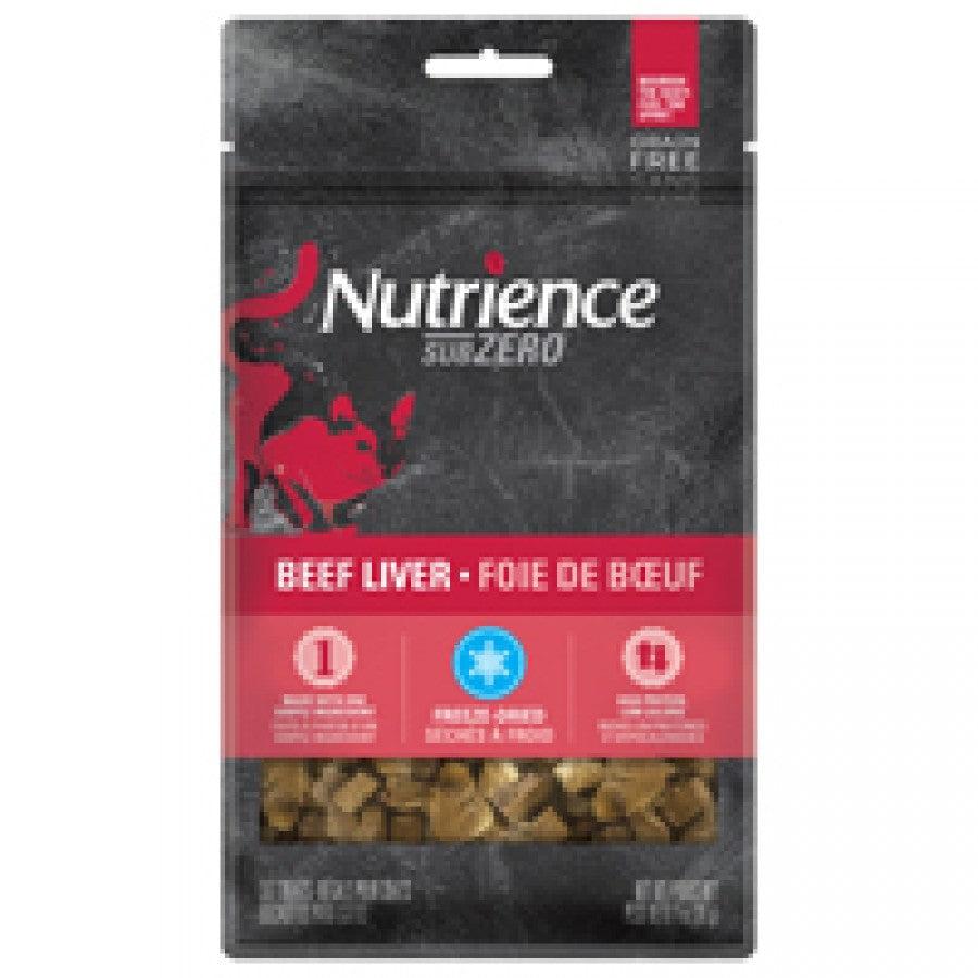 Nutrience - Grain Free SubZero Single Protein Cat Treats - BEEF LIVER - 30GM (1oz)