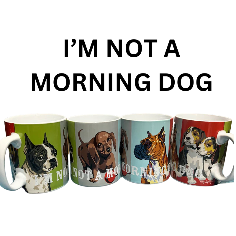 Fringe Studio - TSP Morning Dog Montana Mug - 12x9.5CM (4.375x3.75in)