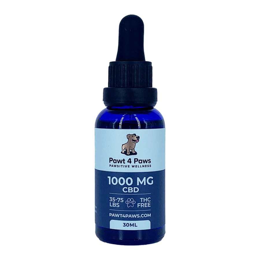 Pawt 4 Paws - CBD Oil for Medium Dogs - 1000MG - 30ML