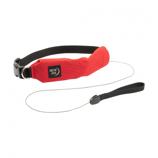 *DISC* Nite Ize - RadDog All-In-One Collar/Leash - RED - MEDIUM - 41-46CM (16-18in)