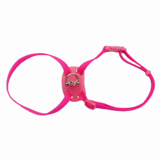 *DISC* Coastal - Size Right Adjustable Cat Harness - NEON PINK - 1 x 30-46CM (3/8inx12-18in)